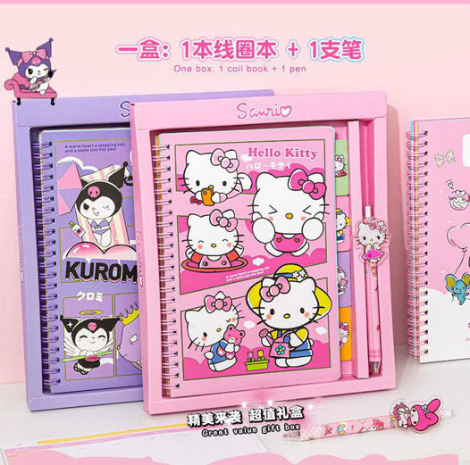 Hello kitty and friends stationary set