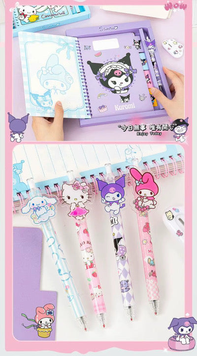 Hello kitty and friends stationary set